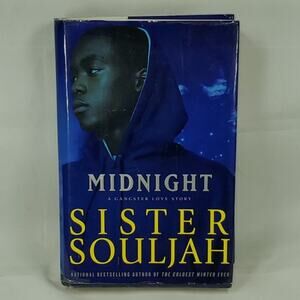 Midnight: A Gangster Love Story by Sister Souljah Signed 1st Ed HC 2008